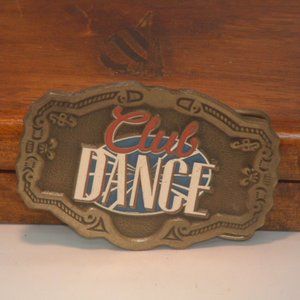 Pre-owned C +D Hit Club Dance Belt Buckle